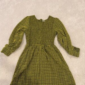 Plaid Wray Long Sleeve Dress